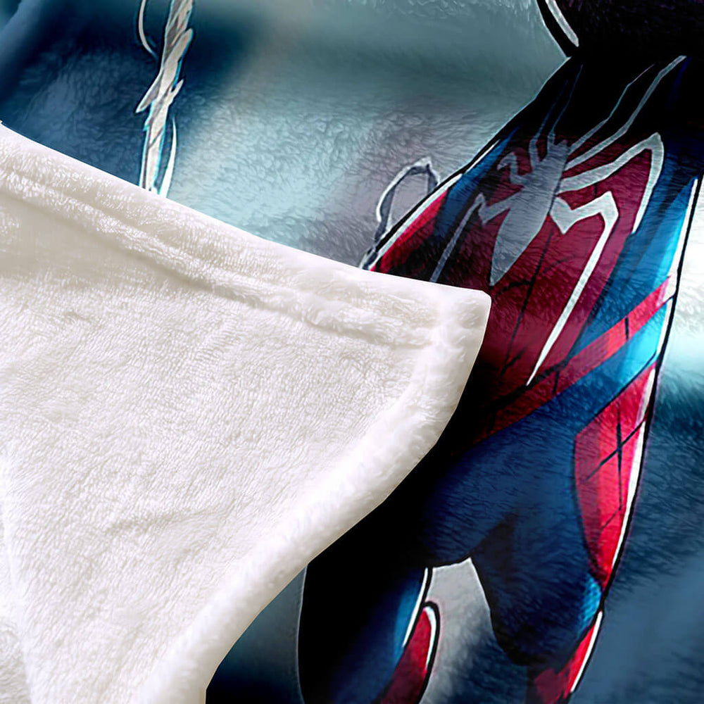 Spider-Man Pattern Blanket Flannel Throw Room Decoration (Online Order Only)