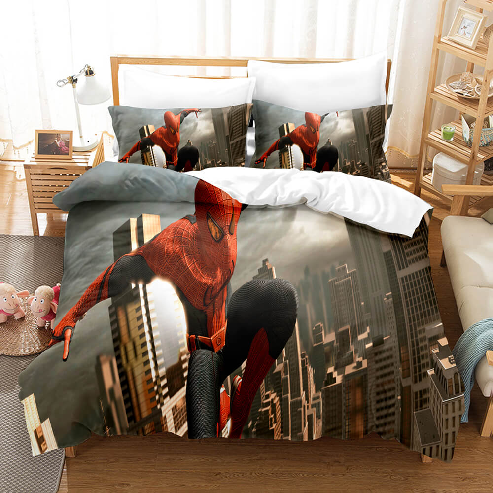 Spider-Man Pattern Bedding Set Quilt Cover Without Filler (Online Order Only)