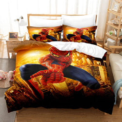 Spider-Man Pattern Bedding Set Quilt Cover Without Filler (Online Order Only)