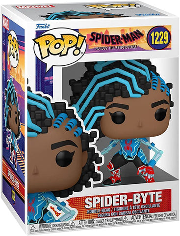 Spider-Man: Across the Spider-Verse Spider-Byte Funko Pop! Vinyl Figure #1229 with Funko Protector (Online Order Only)