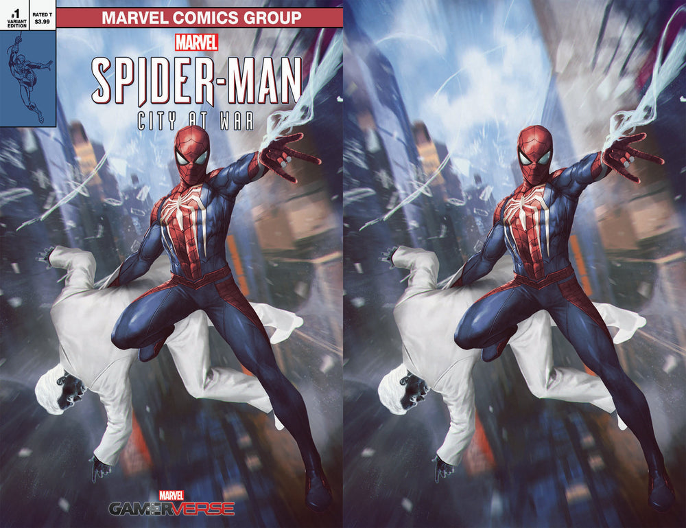 MARVELS SPIDER-MAN CITY AT WAR #1 (OF 6) Skan Srisuwan Variant Amazing Fantasy 15 Homage PS4 (03/20/2019) MARVEL (ONLINE ORDER ONLY)