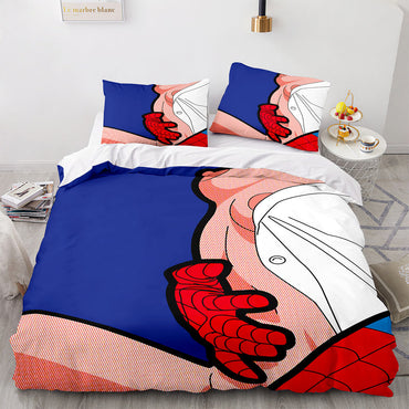 Spiderman Bedding Set Kids Quilt Cover Room Decoration (Online Order Only)