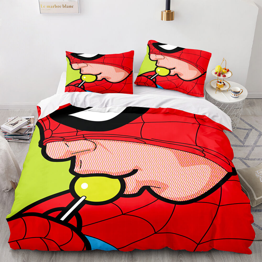 Spiderman Bedding Set Kids Quilt Cover Room Decoration (Online Order Only)