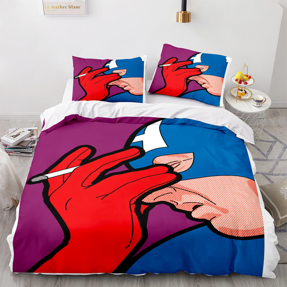 Spiderman Bedding Set Kids Quilt Cover Room Decoration (Online Order Only)