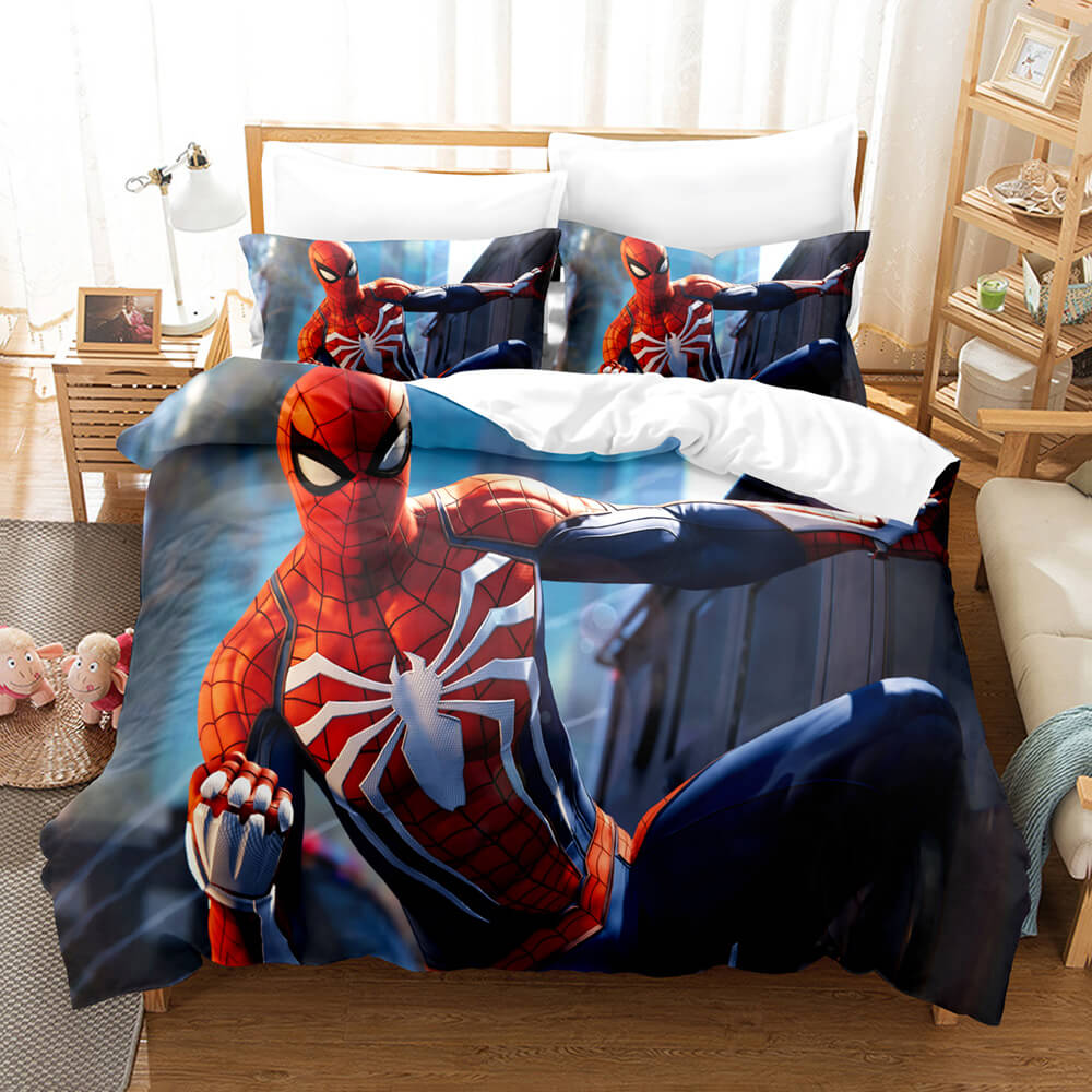 Spiderman Pattern Bedding Set Kids Quilt Cover Without Filler (Online Order Only)