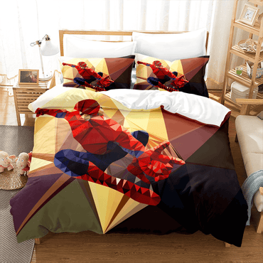 Spiderman Pattern Bedding Set Kids Quilt Cover Without Filler (Online Order Only)