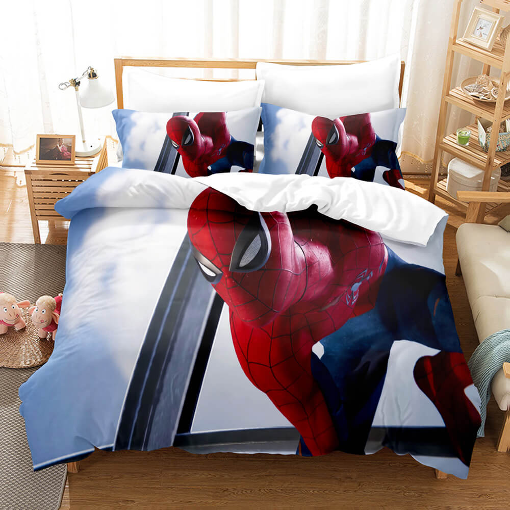 Spiderman Pattern Bedding Set Kids Quilt Cover Without Filler (Online Order Only)