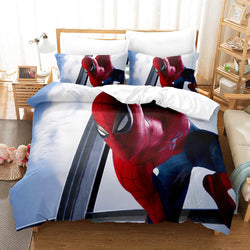 Spiderman Pattern Bedding Set Kids Quilt Cover Without Filler (Online Order Only)