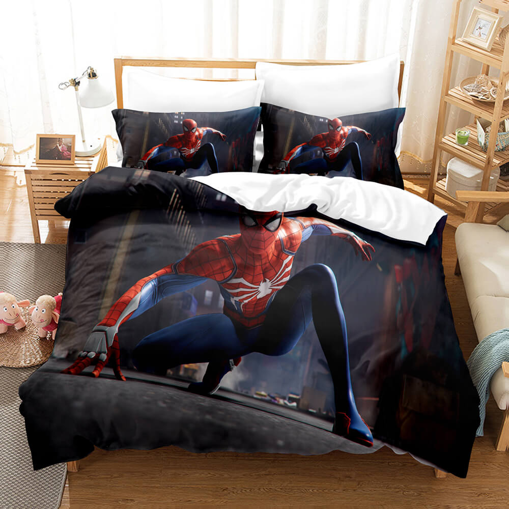 Spiderman Pattern Bedding Set Kids Quilt Cover Without Filler (Online Order Only)