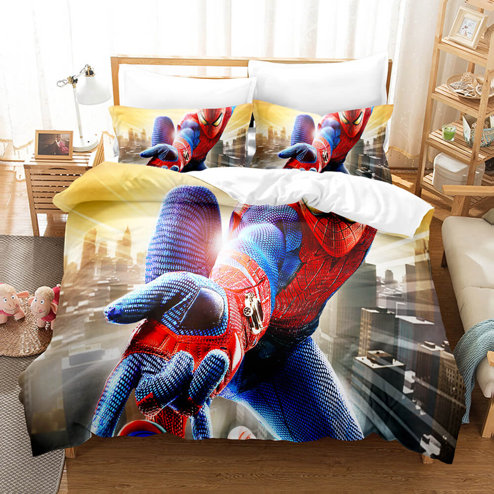 Spiderman Pattern Bedding Set Kids Quilt Cover Without Filler (Online Order Only)