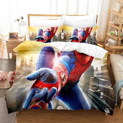 Spiderman Pattern Bedding Set Kids Quilt Cover Without Filler (Online Order Only)