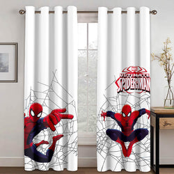 Spiderman Curtains Cosplay Blackout Window Treatments Drapes for Room Decor (Online Order Only)