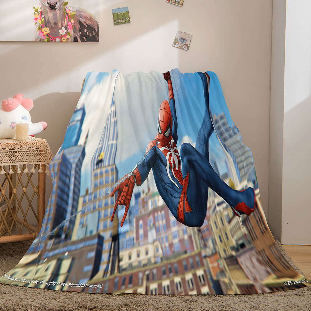 Spiderman Flannel Fleece Throw Blanket (Online Order Only)