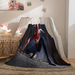 Spiderman Flannel Fleece Throw Blanket (Online Order Only)
