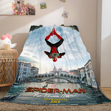 Spiderman Flannel Fleece Throw Blanket (Online Order Only)