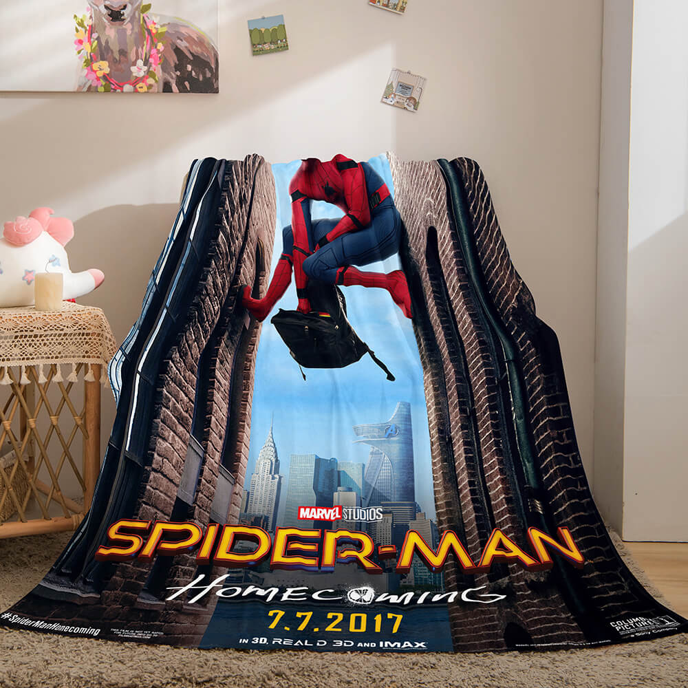 Spiderman Flannel Fleece Throw Blanket (Online Order Only)