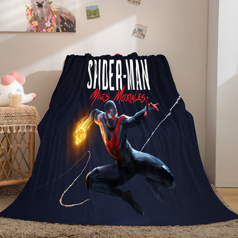 Spiderman Flannel Fleece Throw Blanket (Online Order Only)
