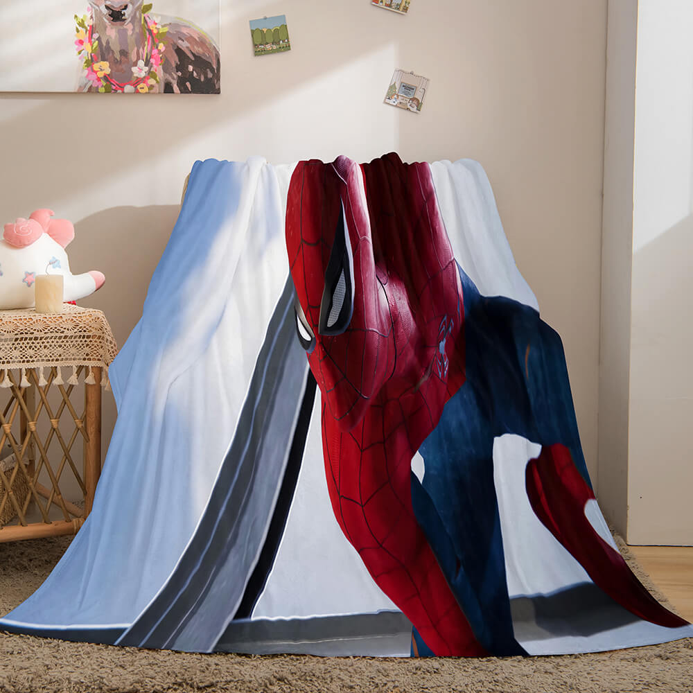 Spiderman Flannel Fleece Throw Blanket (Online Order Only)