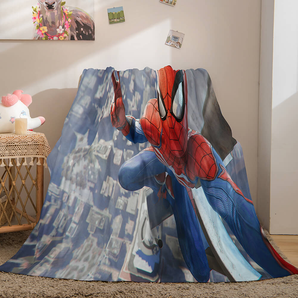 Spiderman Flannel Fleece Throw Blanket (Online Order Only)