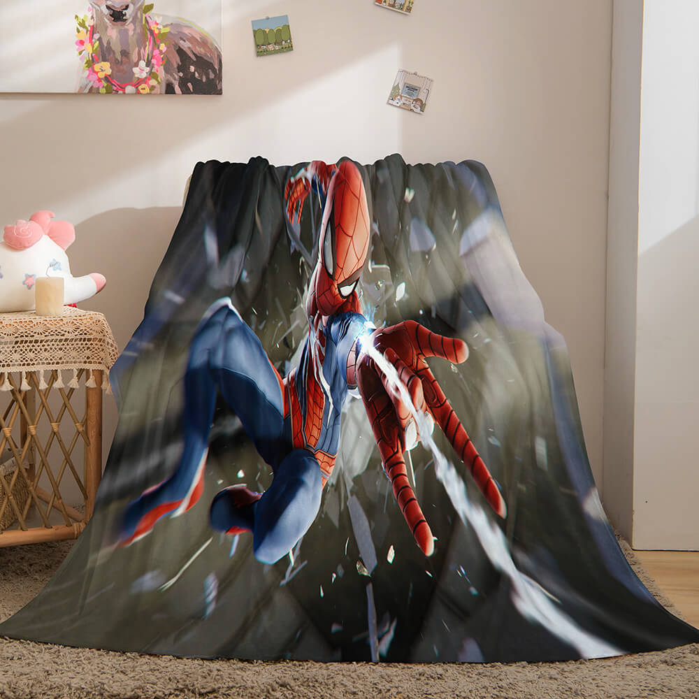 Spiderman Flannel Fleece Throw Blanket (Online Order Only)