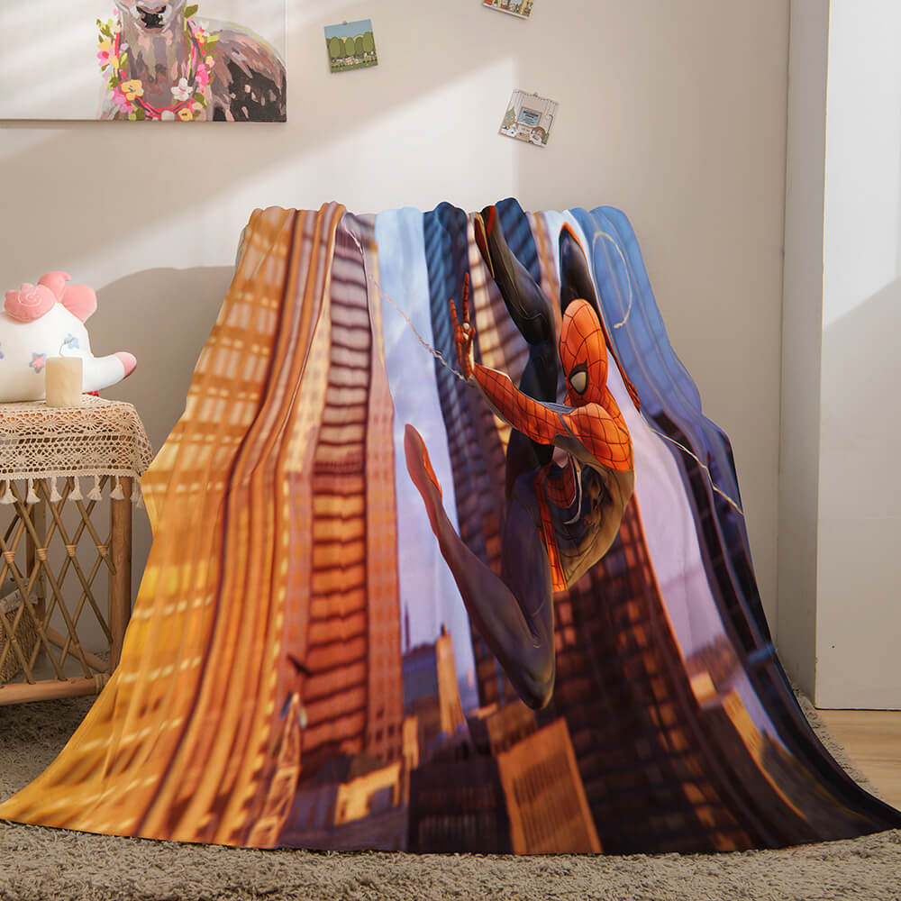 Spiderman Flannel Fleece Throw Blanket (Online Order Only)