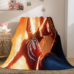 Spiderman Flannel Fleece Throw Blanket (Online Order Only)