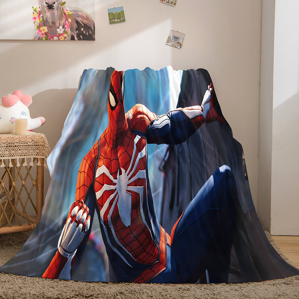 Spiderman Flannel Fleece Throw Blanket (Online Order Only)