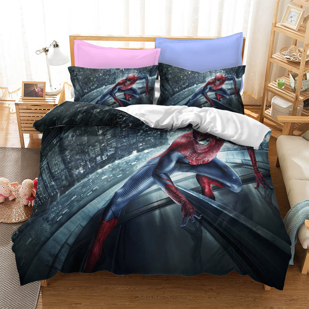 Spiderman Miles Morales Cosplay Bedding Set Quilt Cover Without Filler (Online Order Only)