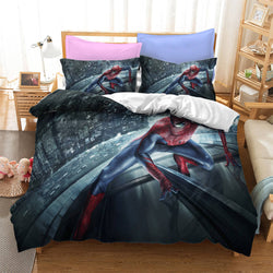 Spiderman Miles Morales Cosplay Bedding Set Quilt Cover Without Filler (Online Order Only)