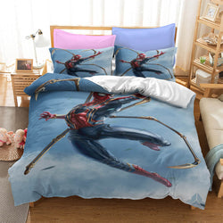Spiderman Miles Morales Cosplay Bedding Set Quilt Cover Without Filler (Online Order Only)