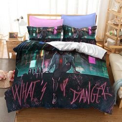 Spiderman Miles Morales Cosplay Bedding Set Quilt Cover Without Filler (Online Order Only)