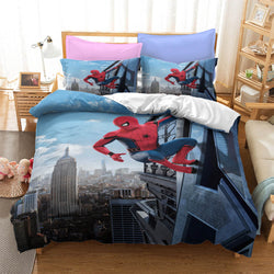 Spiderman Peter Parker Cosplay Bedding Set Quilt Cover Without Filler (Online Order Only)