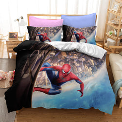 Spiderman Peter Parker Cosplay Bedding Set Quilt Cover Without Filler (Online Order Only)