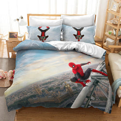 Spiderman Peter Parker Cosplay Bedding Set Quilt Cover Without Filler (Online Order Only)