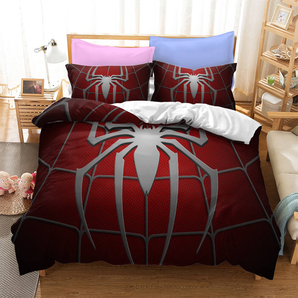 Spiderman Peter Parker Cosplay Bedding Set Quilt Cover Without Filler (Online Order Only)