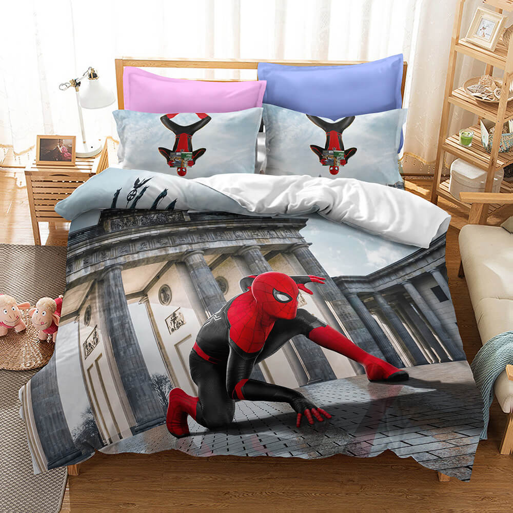 Spiderman Peter Parker Cosplay Bedding Set Quilt Cover Without Filler (Online Order Only)