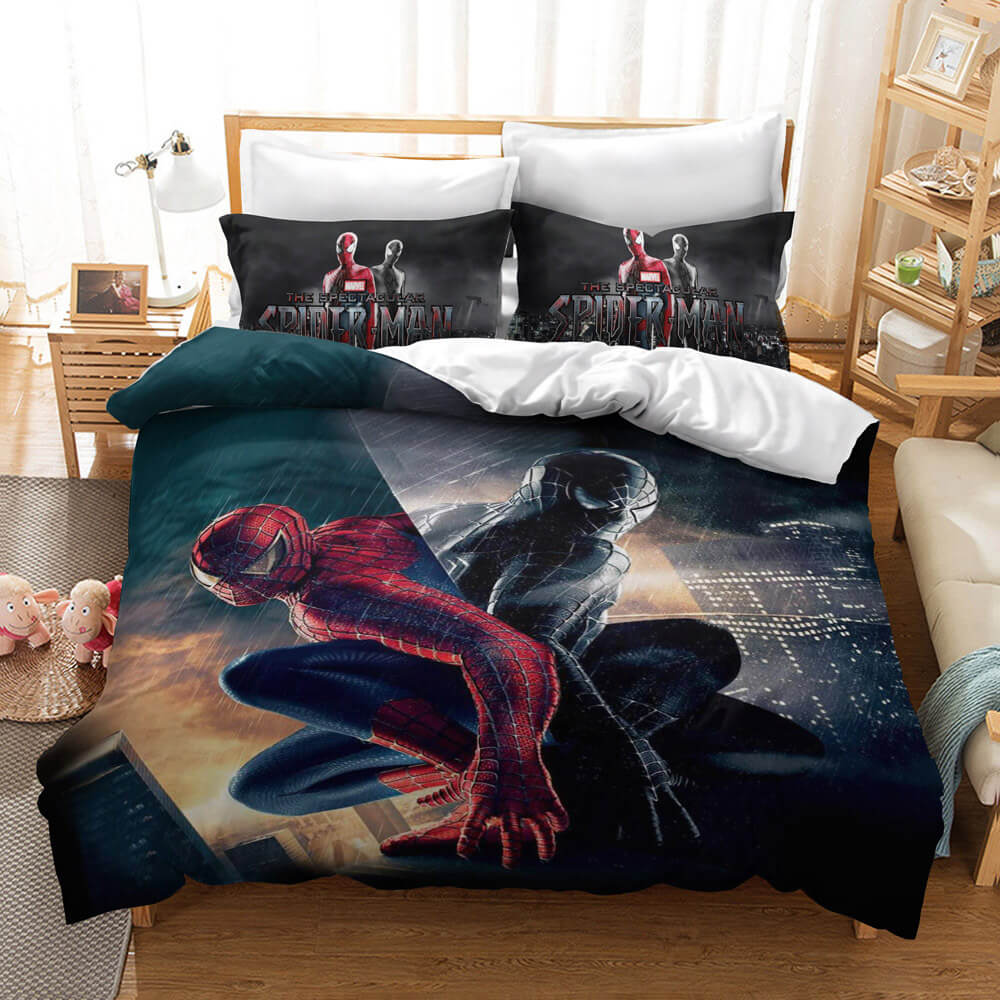 Spiderman Peter Parker Cosplay Bedding Set Quilt Cover Without Filler (Online Order Only)