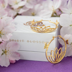 League of Legends X RockLove SPIRIT BLOSSOM Syndra Hoop Earrings (ONLINE ORDER ONLY)