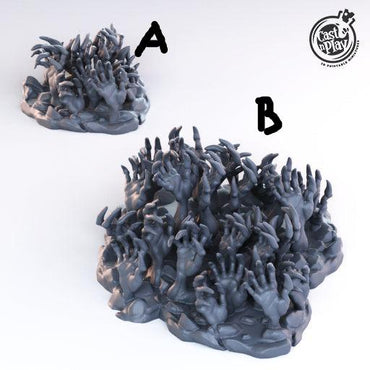 3D Printed Cast n Play - Spirit Hands 28mm 32mm D&D (Online Only)