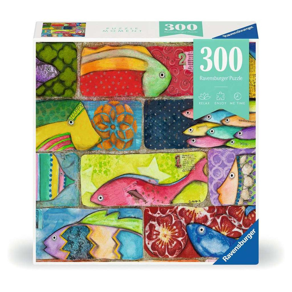 Splashy Fish Tiles 300 Piece Jigsaw Puzzle Ravensburger (ONLINE ORDER ONLY)