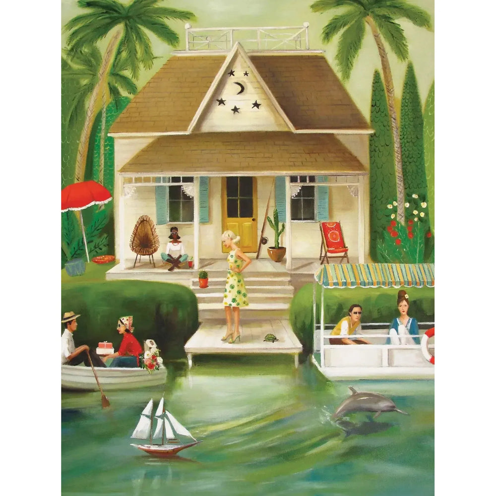 Splendid Summer Home by Janet Hill 500 Piece Jigsaw Puzzle NYPC