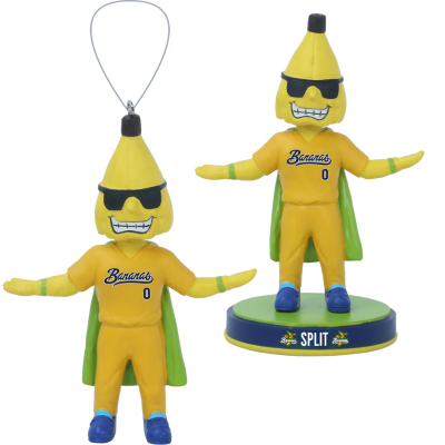 Split Savannah Bananas Mascot Mini Bobbleheads (ONLINE ORDER ONLY)