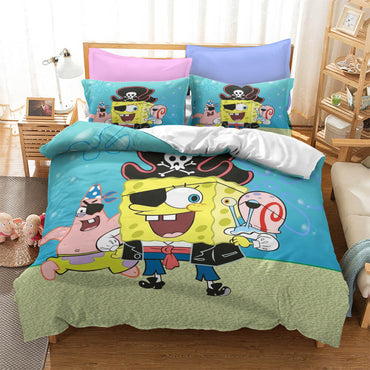 SpongeBob SquarePants Bedding Set Quilt Cover Without Filler (Online Order Only)