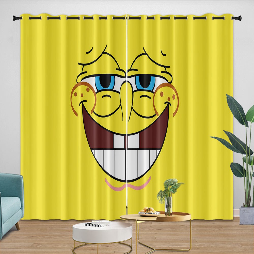 SpongeBob SquarePants Curtains Blackout Kids Room Window Drapes (ONLINE ORDER ONLY)