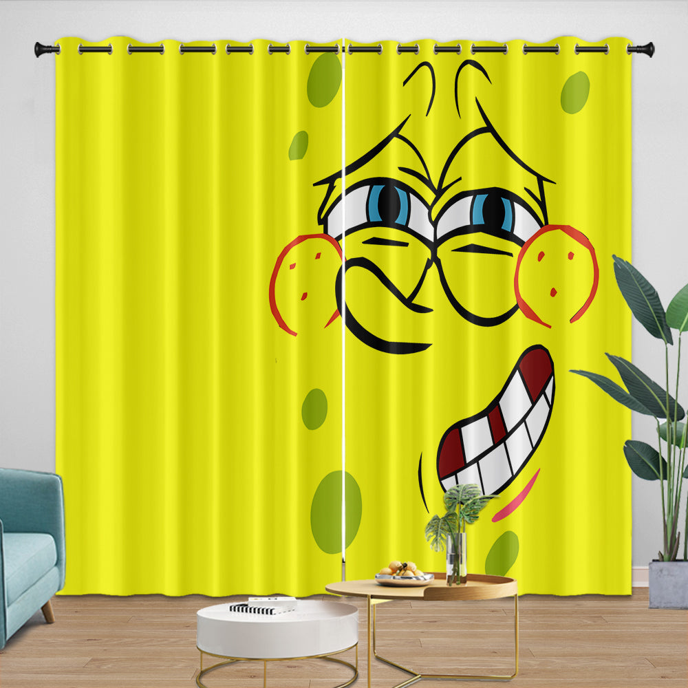 SpongeBob SquarePants Curtains Blackout Kids Room Window Drapes (ONLINE ORDER ONLY)