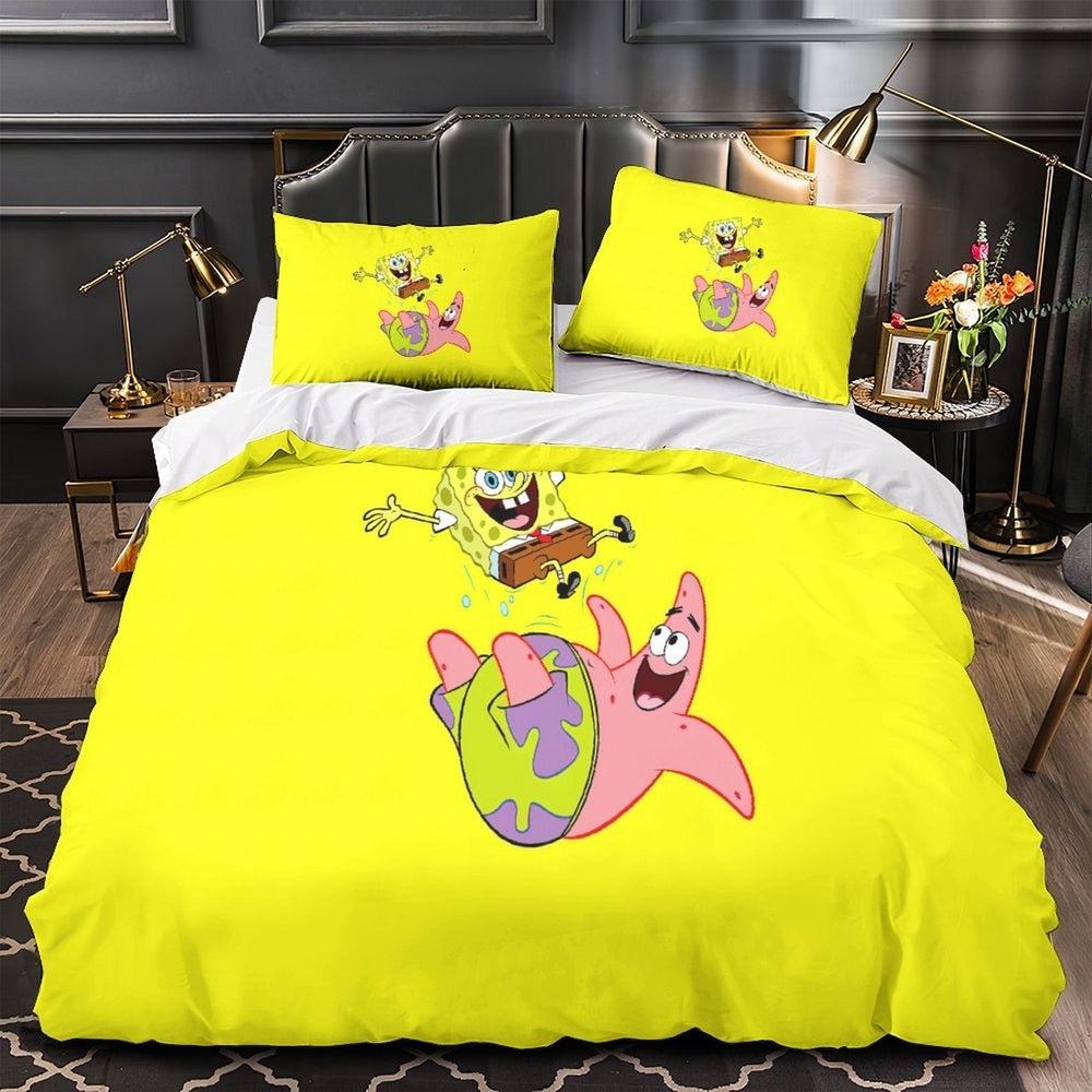 SpongeBob SquarePants Duvet Cover Kids Room Bedding Set Without Filler (ONLINE ORDER ONLY)