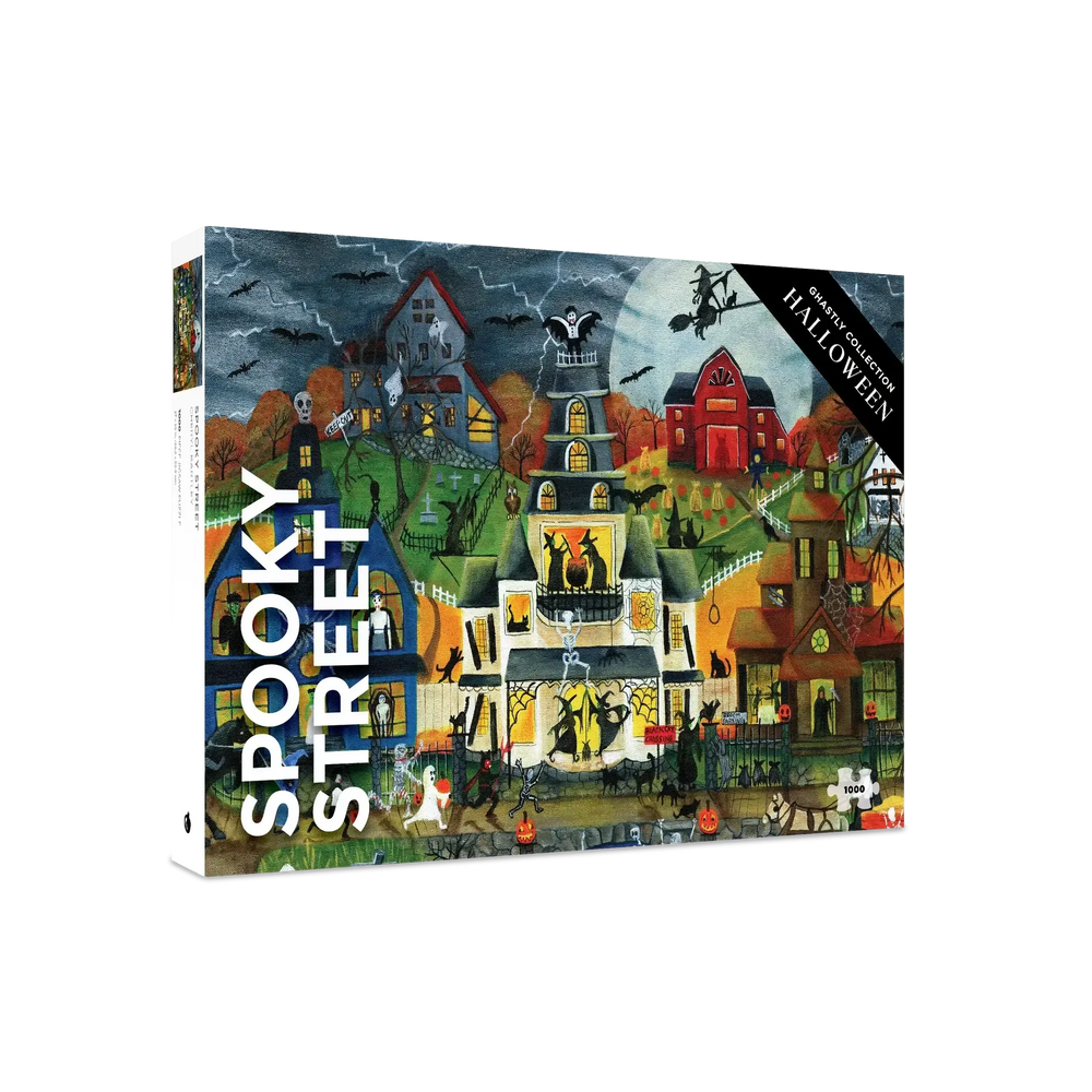 Spooky Street by Cheryl Bartley 1000 Piece Jigsaw Puzzle Pomegranate