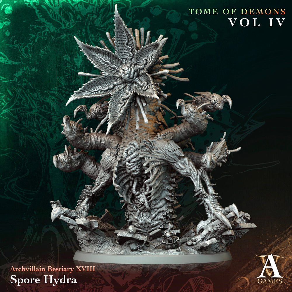 3D Printed Archvillain Games Spore Hydra Archvillain Bestiary Vol. XVIII 28 32mm D&D (Online Only)