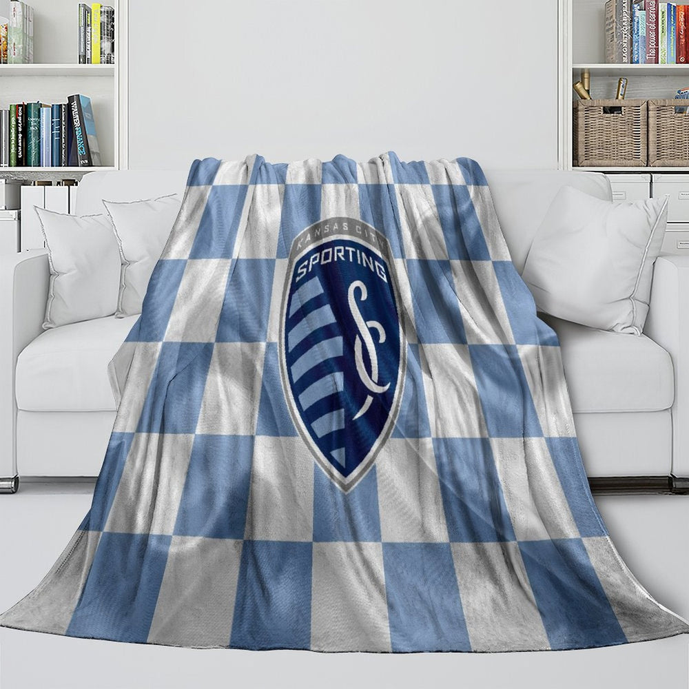 Sporting Kansas City Blanket Flannel Fleece Throw Room Decoration (Online Order Only)