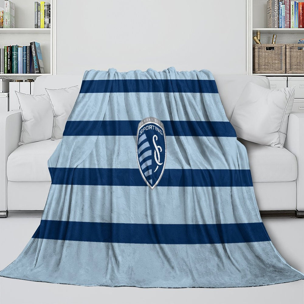 Sporting Kansas City Blanket Flannel Fleece Throw Room Decoration (Online Order Only)
